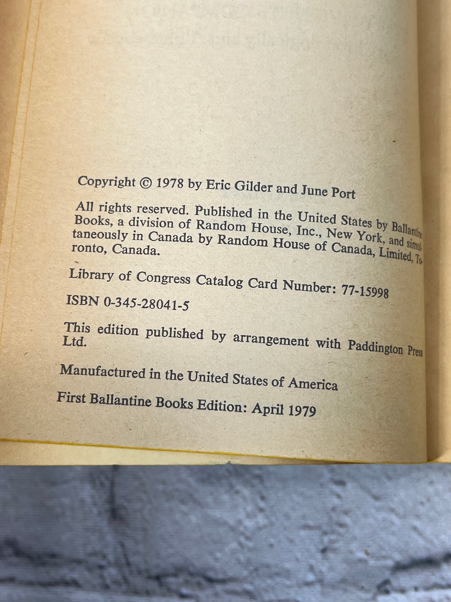 The Dictionary of Composers and Their Music by Eric Gilder & June Port (1979)