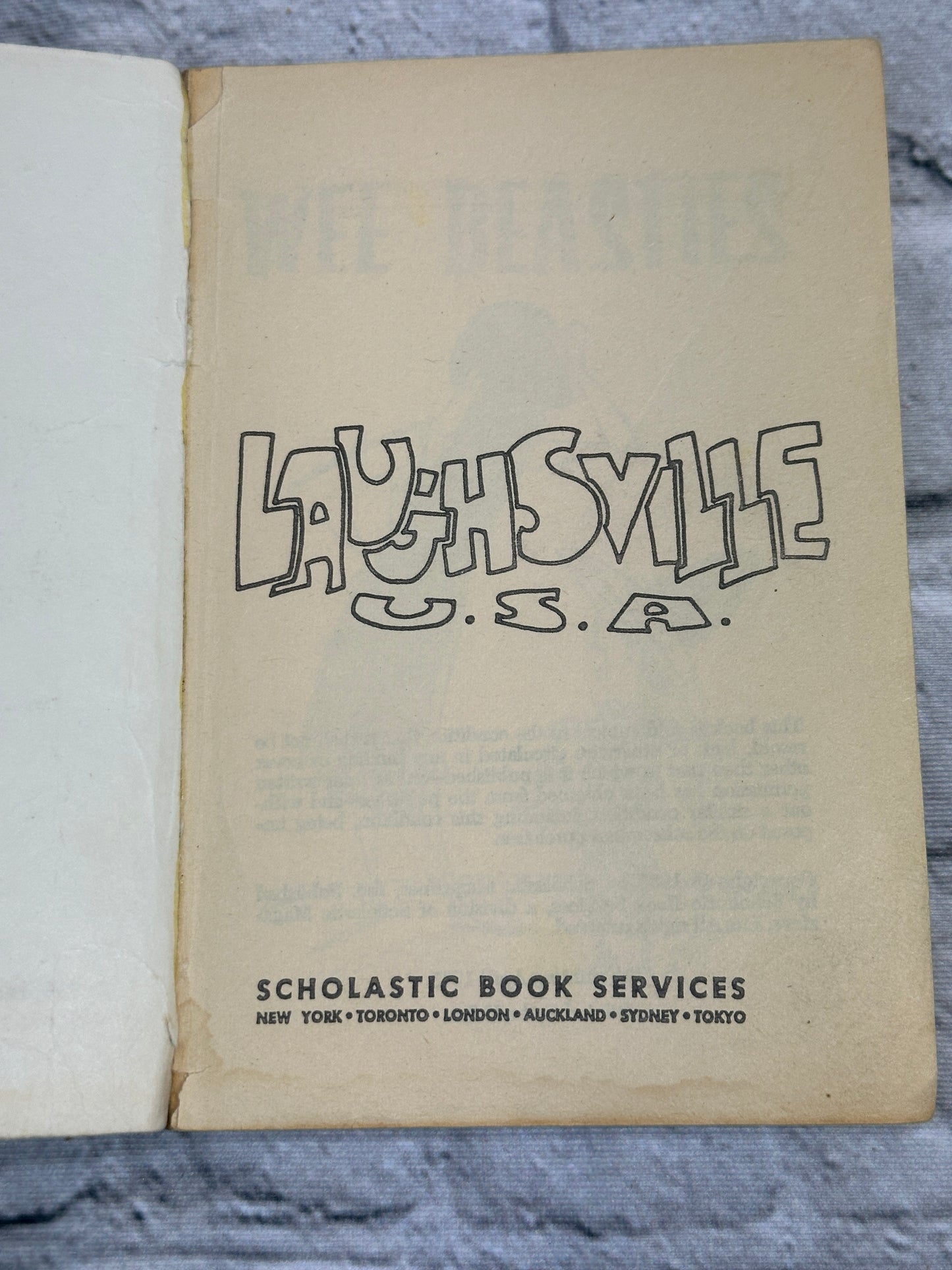 Laughsville USA [1971 · Scholastic Book Services]