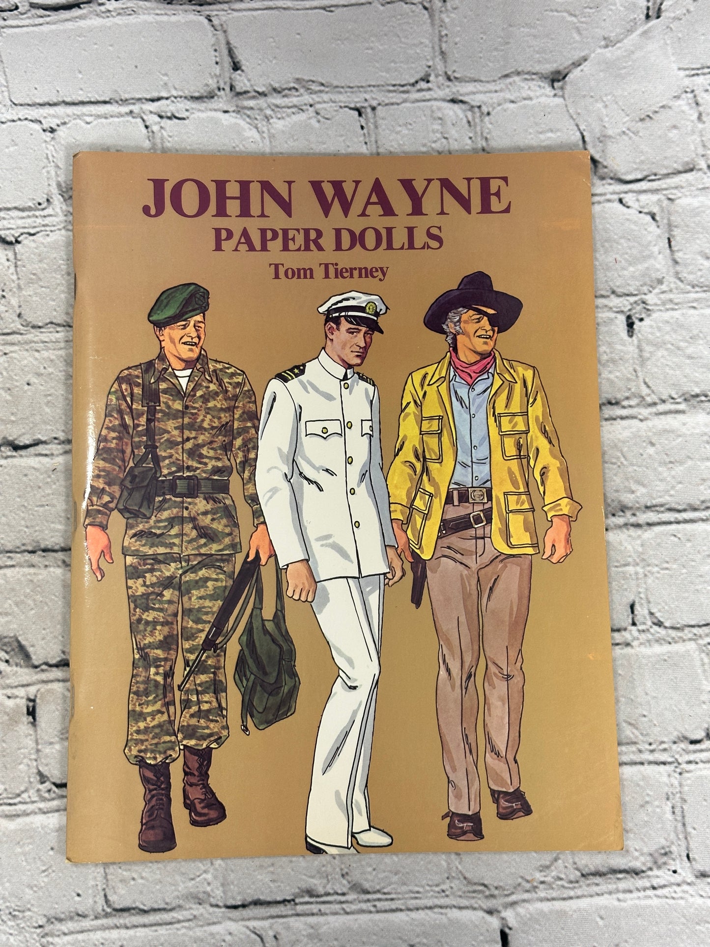 John Wayne Paper Dolls Collection Book Full Color by Tom Tierney [1981]