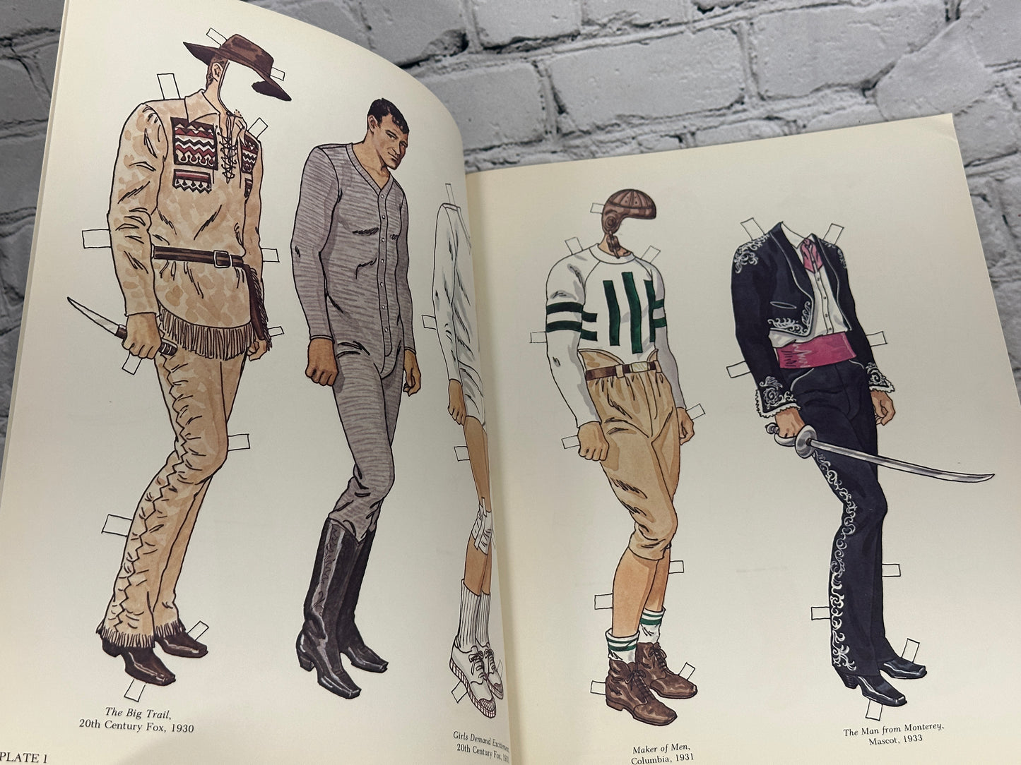 John Wayne Paper Dolls Collection Book Full Color by Tom Tierney [1981]