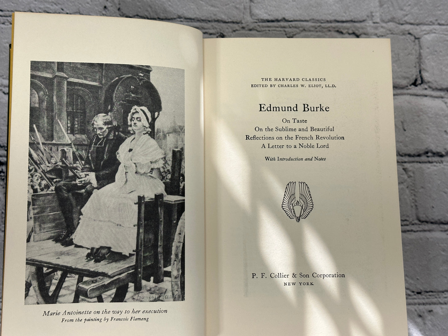 Harvard Classics: On Taste, On the Sublime & the..by Edmund Burke [1969]