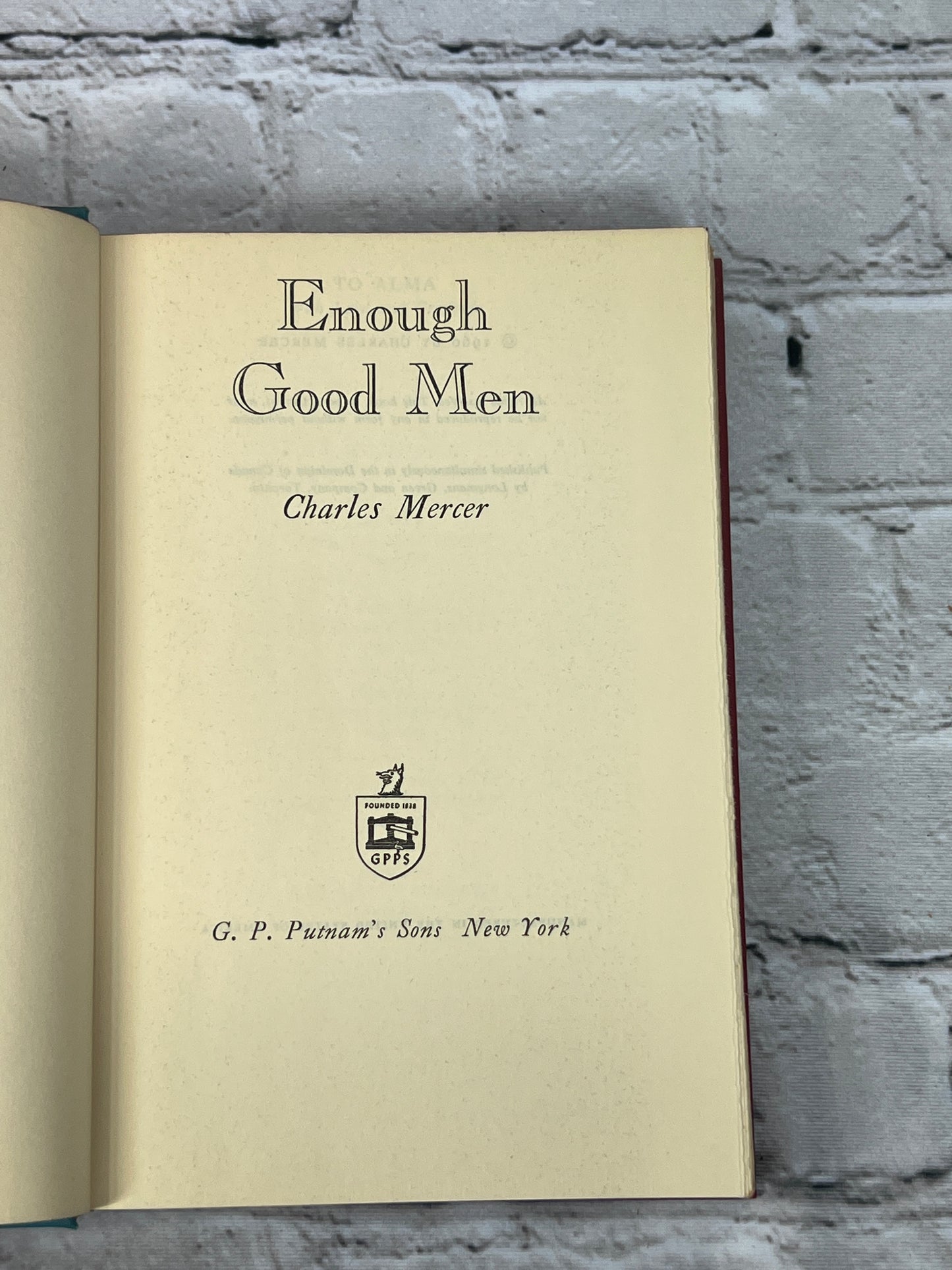 Enough Good Men by Charles Mercer (1960 · BCE)