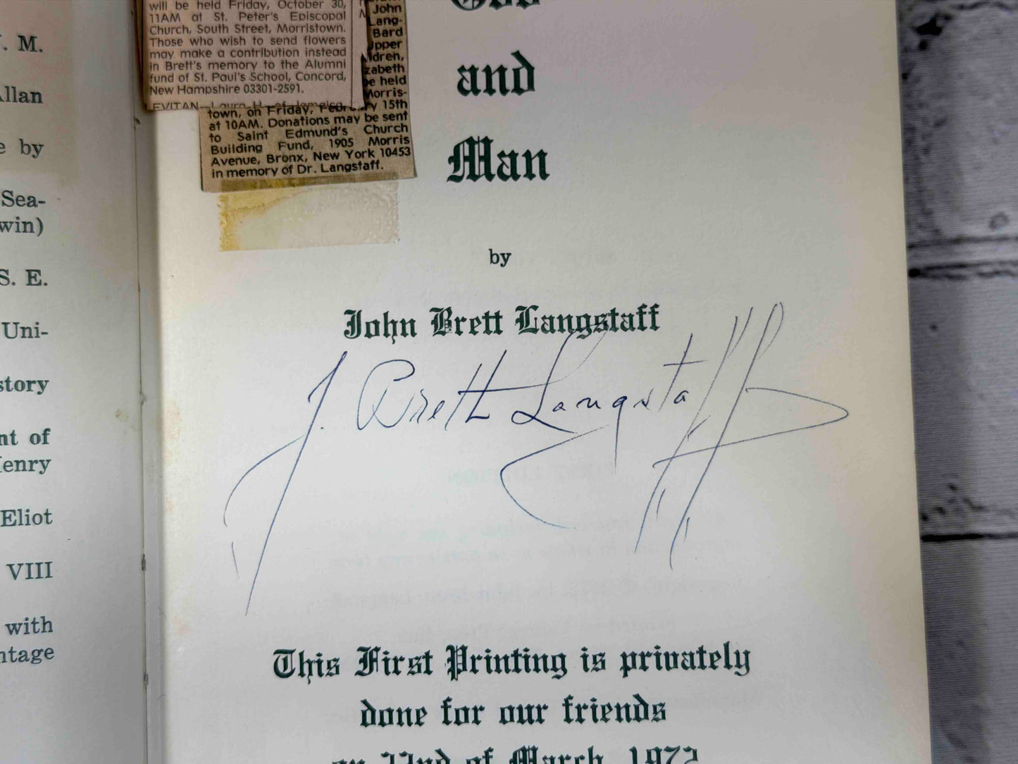 God and Man
