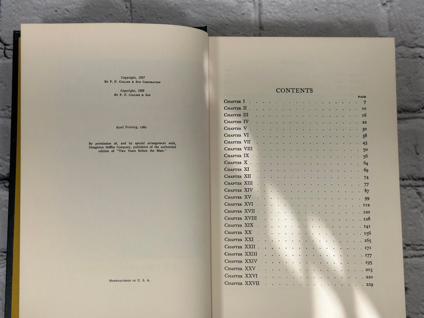 Harvard Classics: Two Years Before The Mast And 24 Years..By R. H Dana Jr [1969]