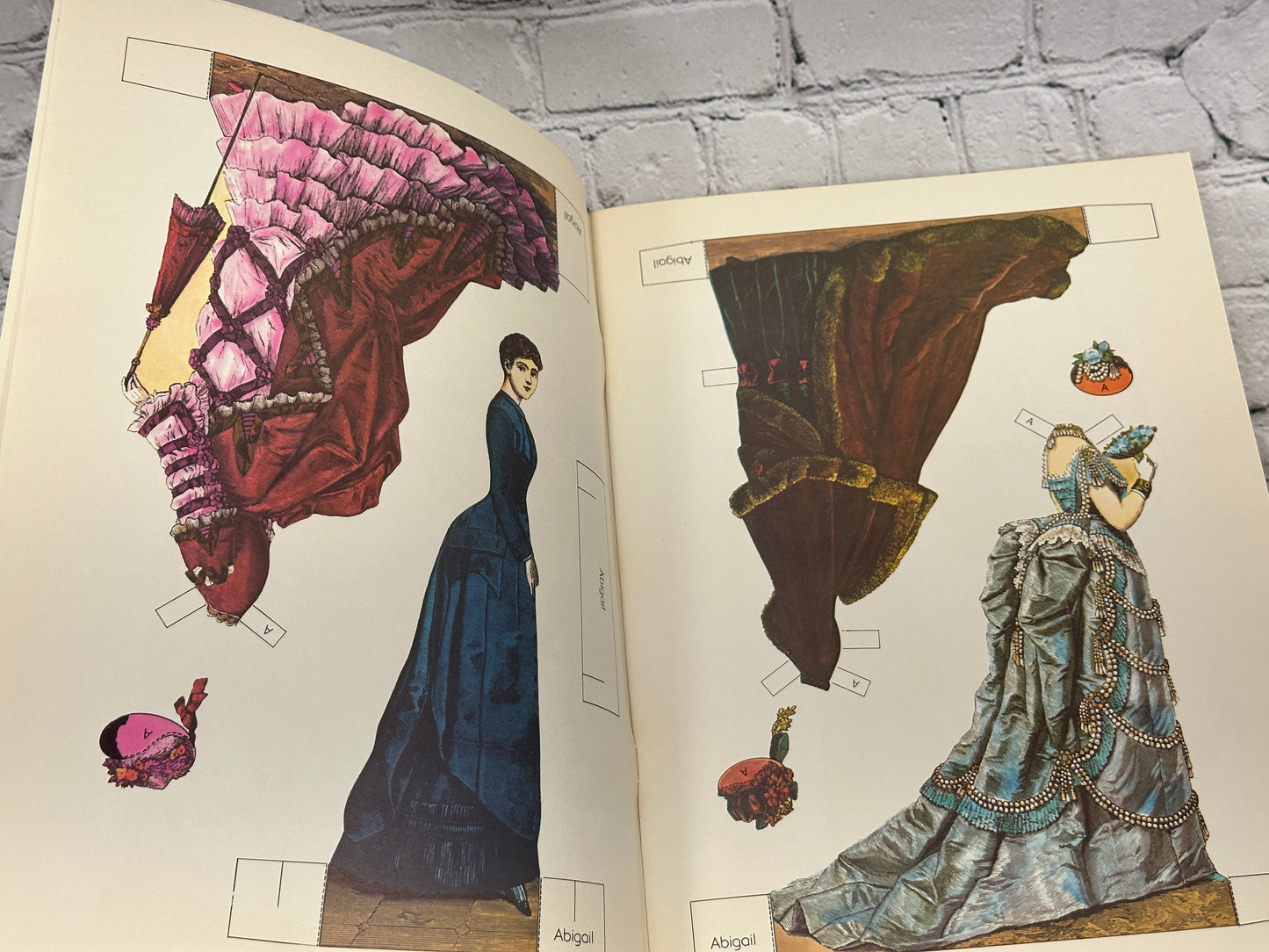 Victorian Fashion Paper Dolls Harper's Bazar 1867-1898, Theodore Menten [1977]