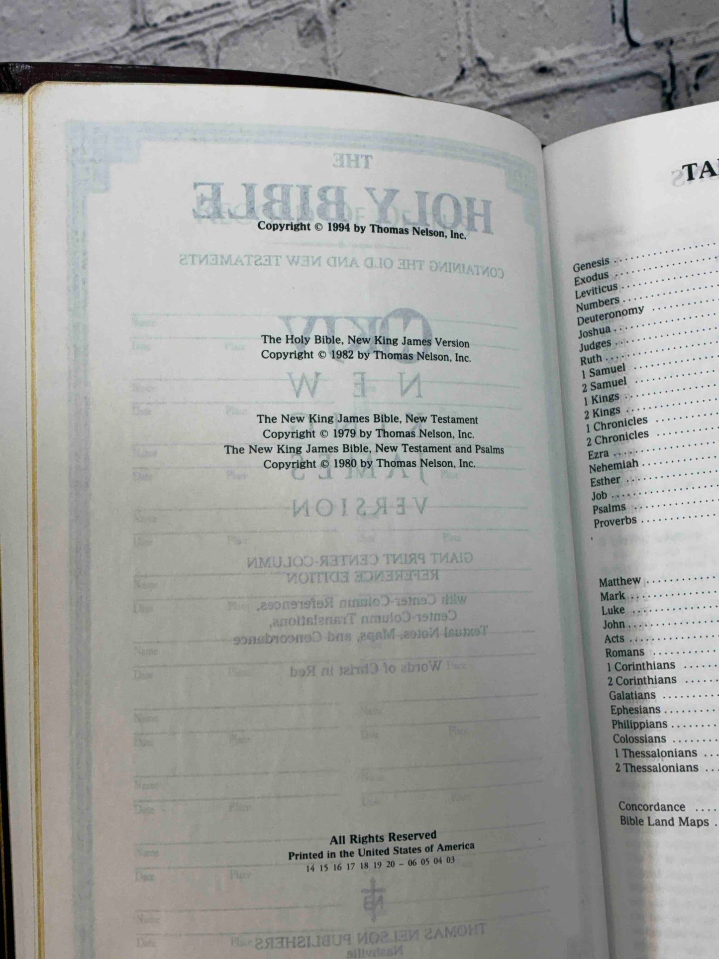 Holy Bible NKJV New & Old Testaments