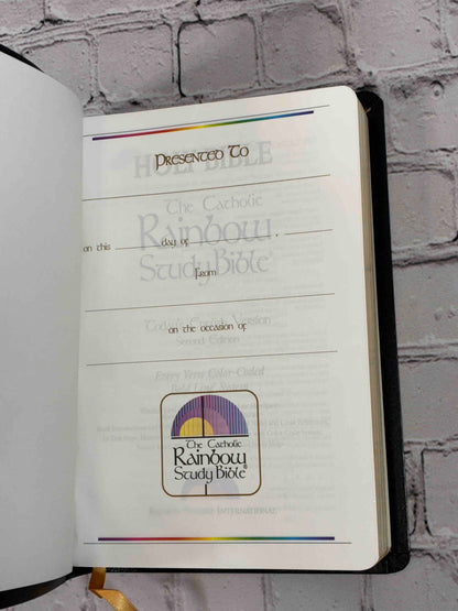 Holy Bible: The Catholic Rainbow Study Bible : Today's English Version