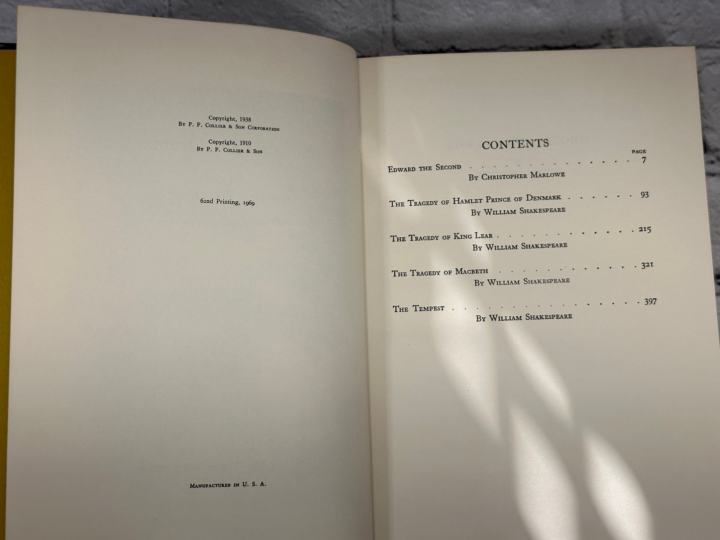 Harvard Classics: Elizabethan Drama by Marlowe & Shakespeare [1969 · Deluxe Ed]