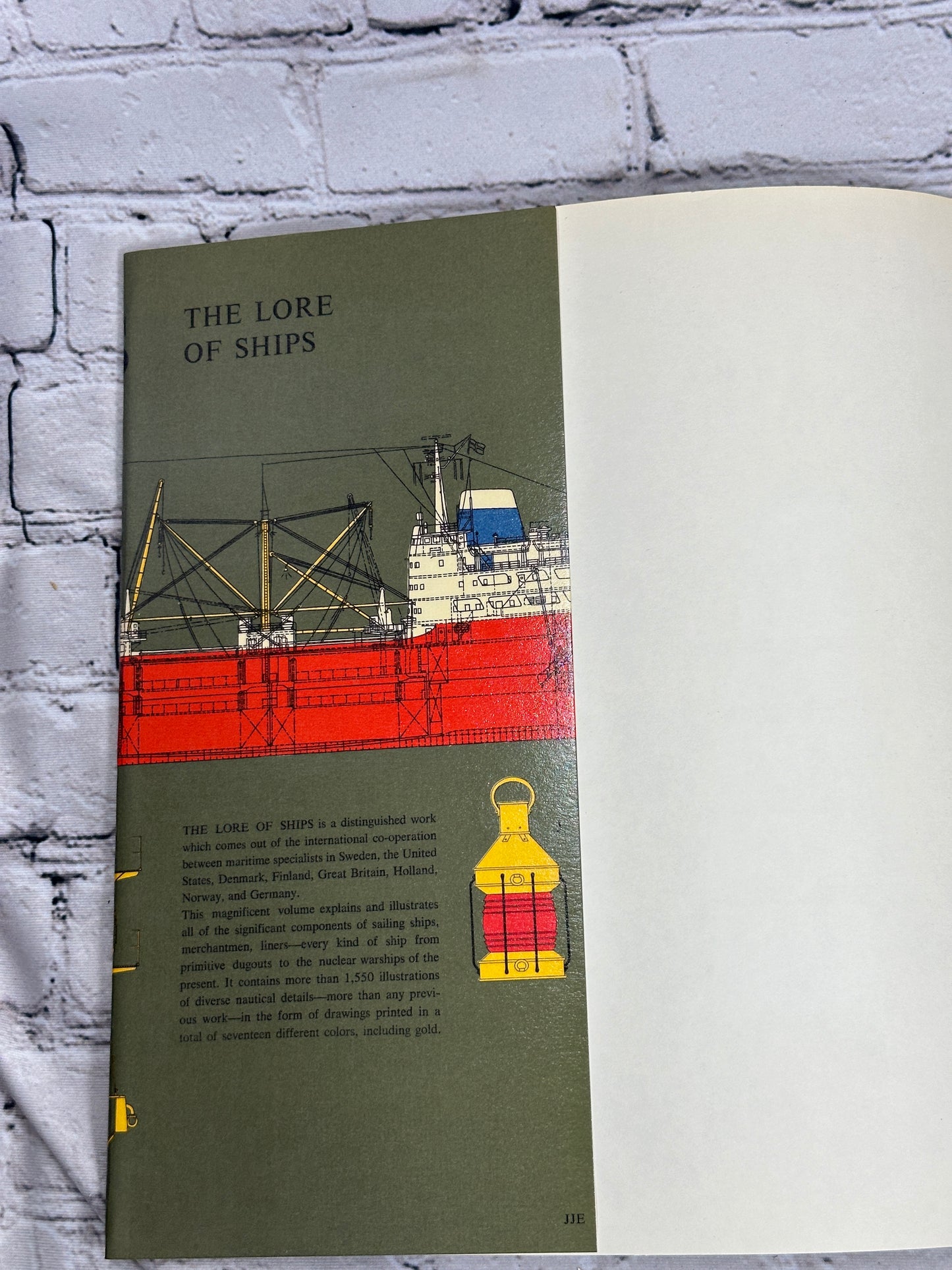 The Lore of Ships Hardcover Book Tre Tryckare [1st Print · 1972]