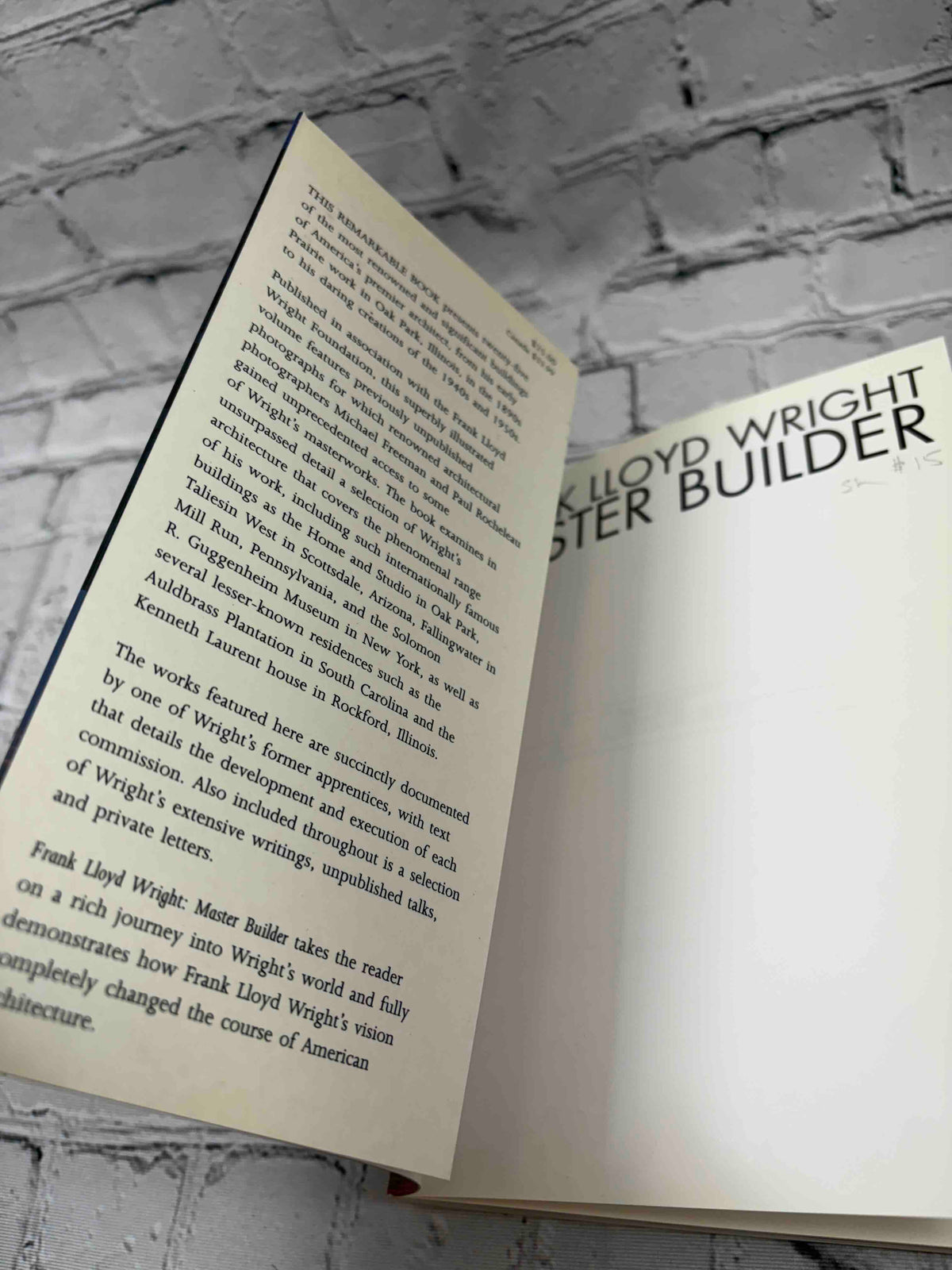 Frank Lloyd Wright: Master Builder