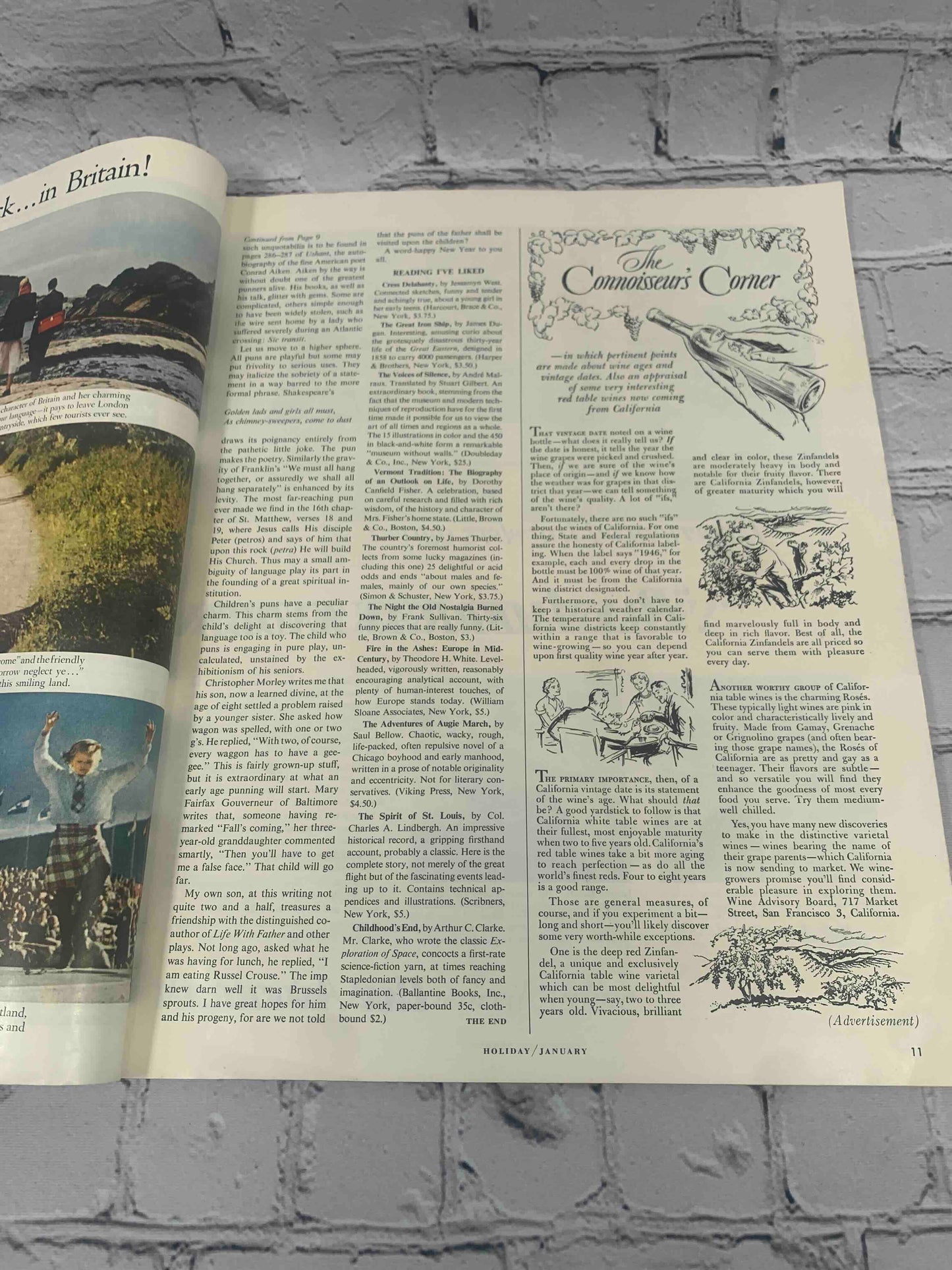 Holiday January, 1954 Vo. 15, No. 1