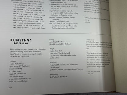 Japanese Erotic Fantasies Sexual Imagery of the Edo Period by Chris Uhlenbeck & Margarita Winkel  [2005]