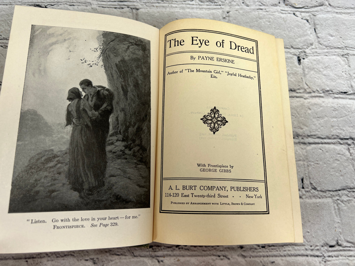 The Eye of Dread by Payne Erskine [1913 · Second Printing]