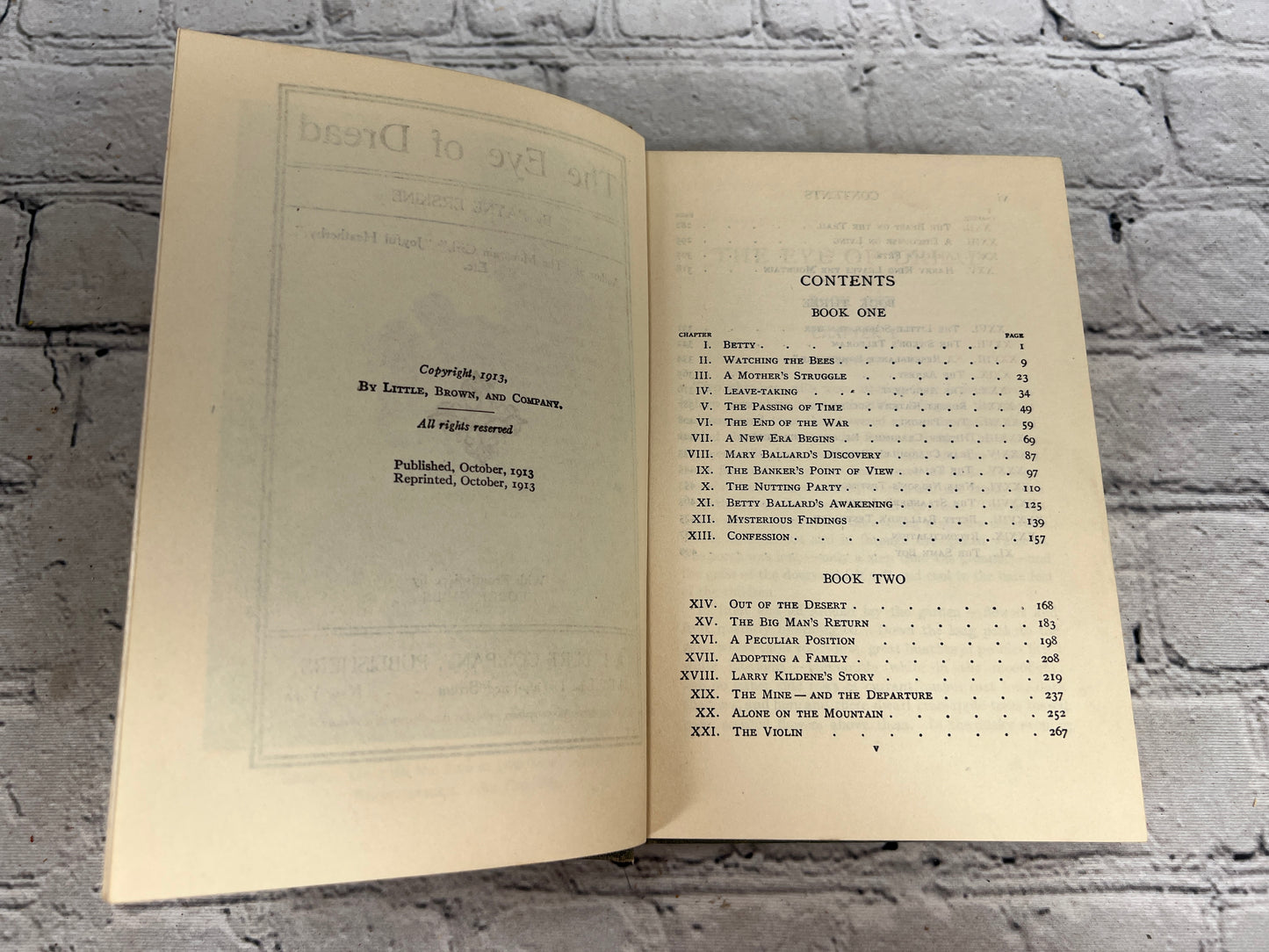 The Eye of Dread by Payne Erskine [1913 · Second Printing]