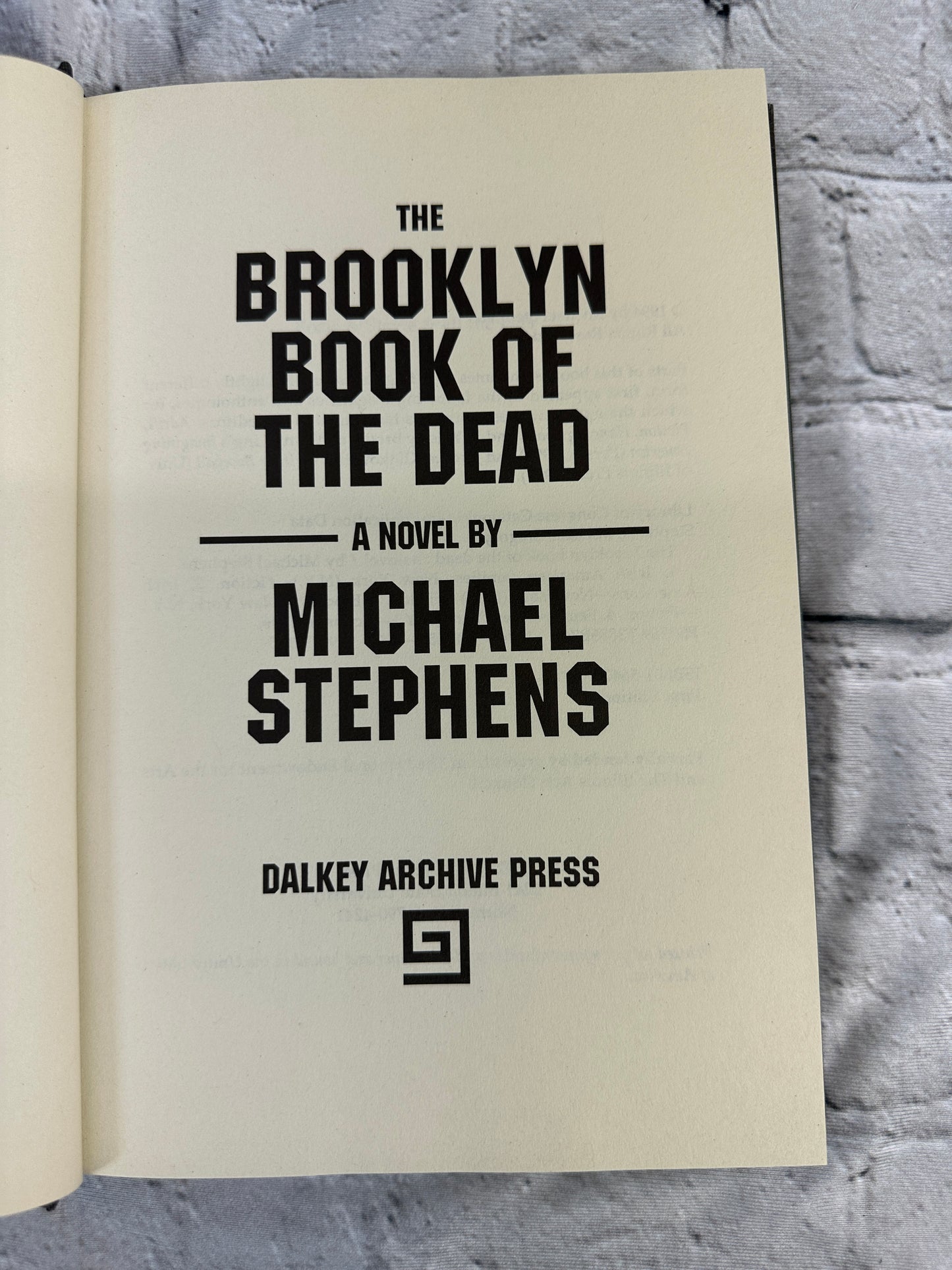 The Brooklyn Book of the Dead by Michael Stephens [1994 · First Edition]