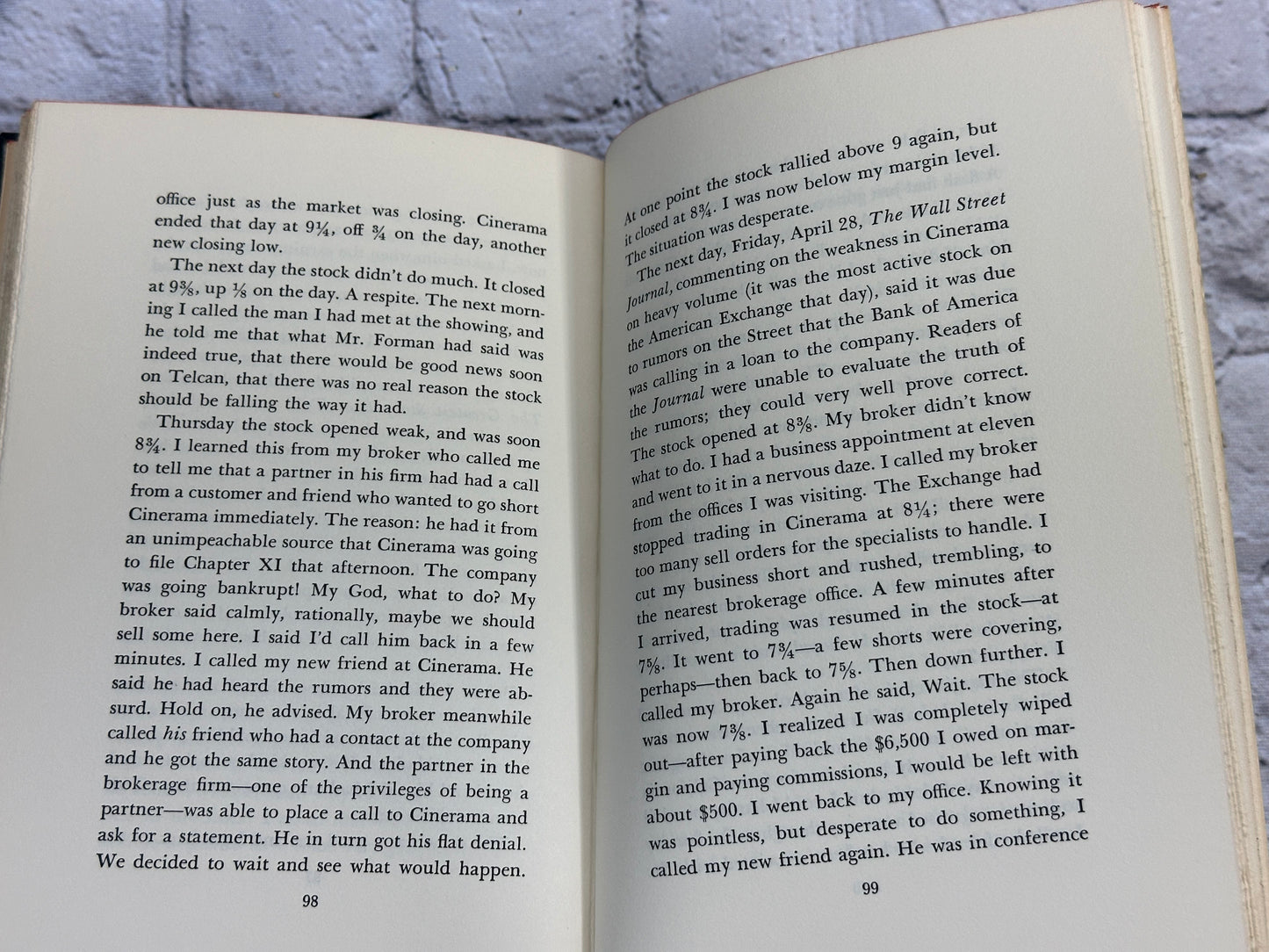 Wiped Out: How I Lost A Fortune In The Stock Market by An Anonymous [1966 · 1st]