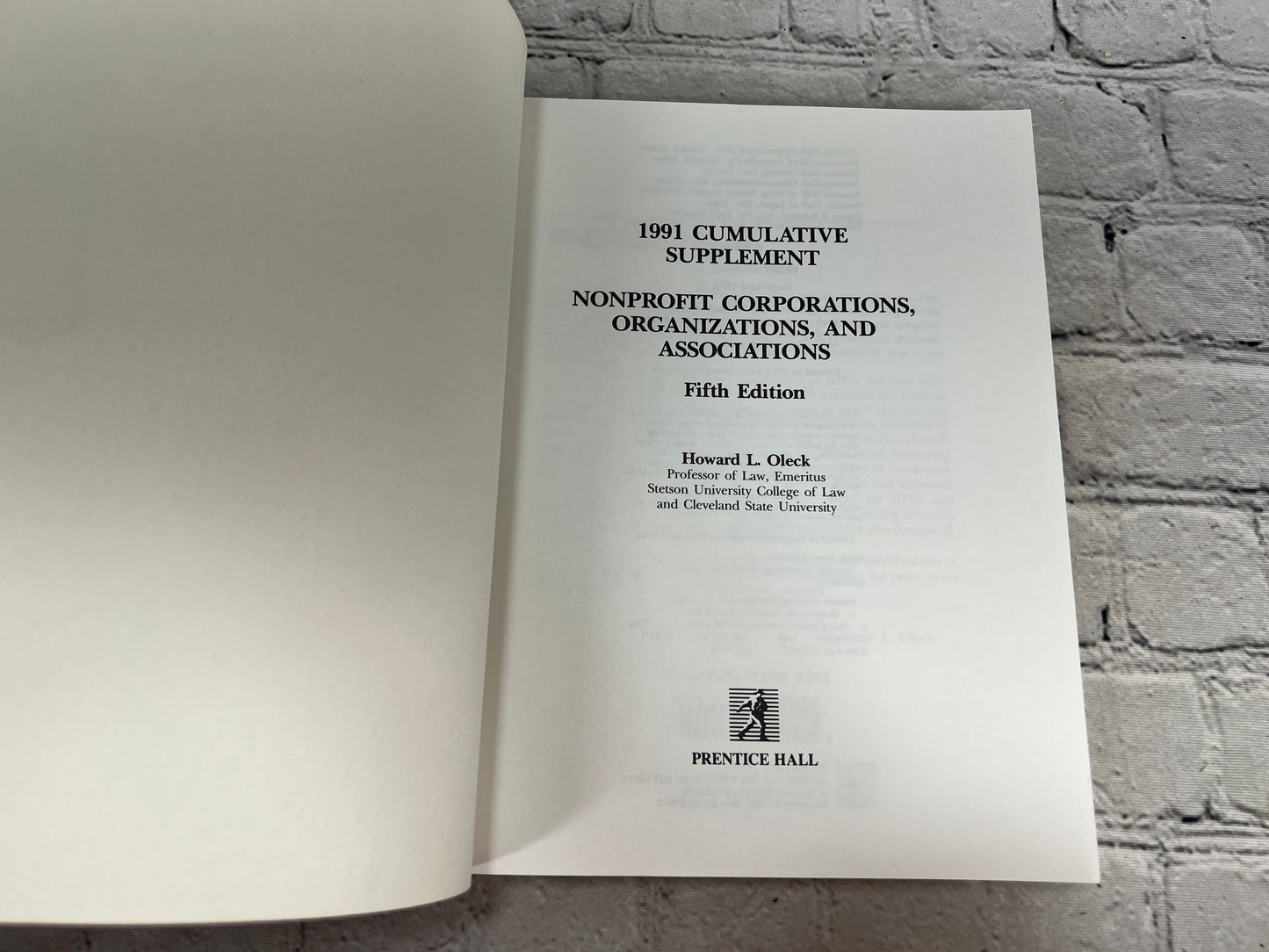 Nonprofit Corporations, Organizations & Associations by H. Oleck [1991]