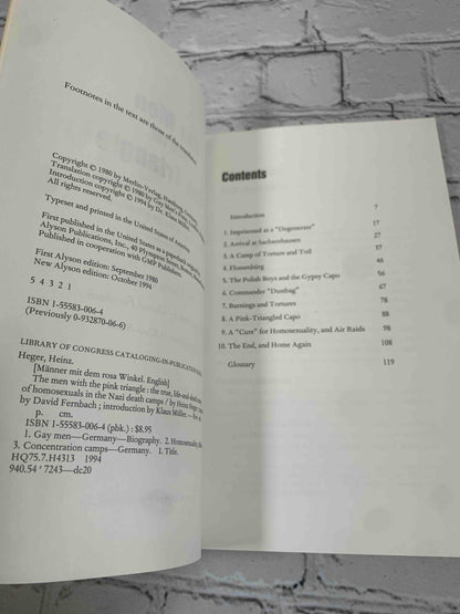 Men With the Pink Triangle: The True, Life-And-Death Story of Homosexuals in the Nazi Death Camps