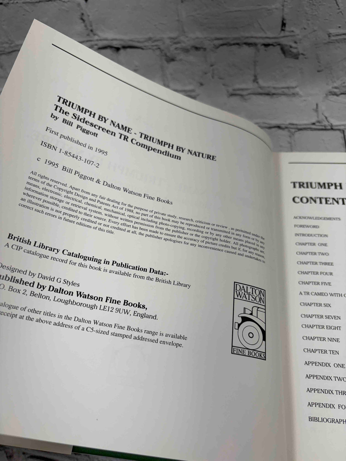 Triumph by Name, Triumph by Nature: The Sidescreen TR Compendium