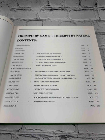 Triumph by Name, Triumph by Nature: The Sidescreen TR Compendium