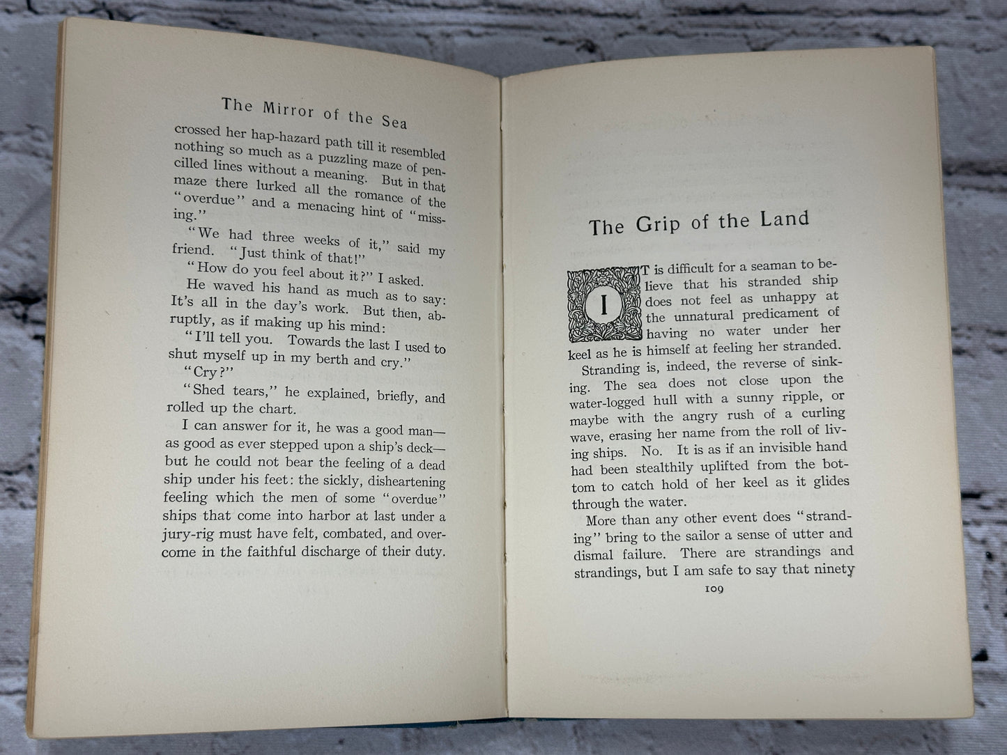 The Mirror of the Sea By Joseph Conrad [1st American Edition · 1906]