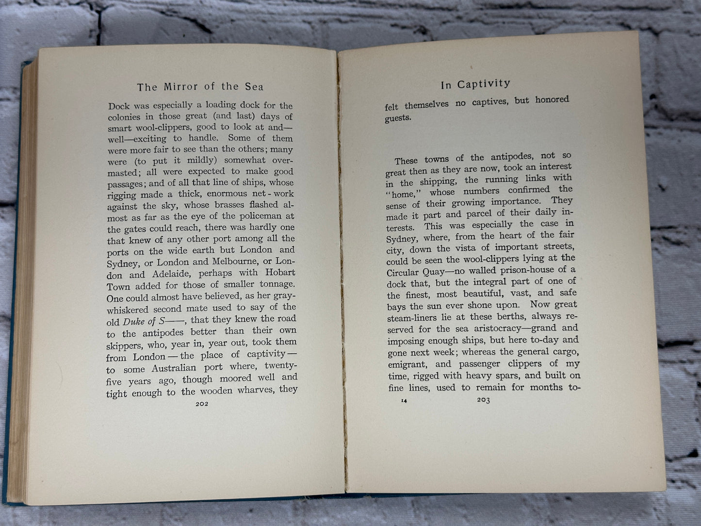 The Mirror of the Sea By Joseph Conrad [1st American Edition · 1906]