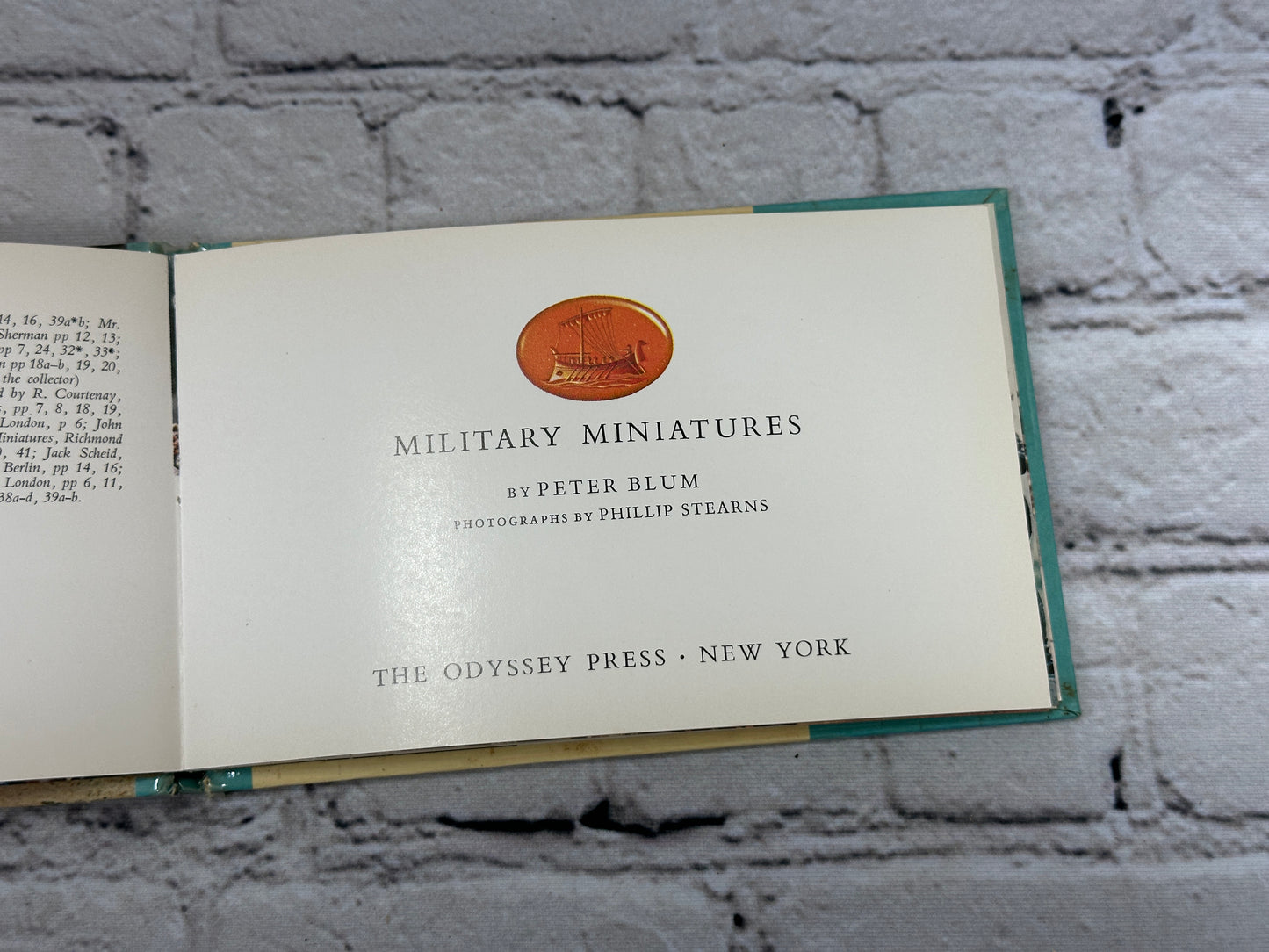 Military Miniatures Book by Peter Blum [1964 · Odyssey Library]
