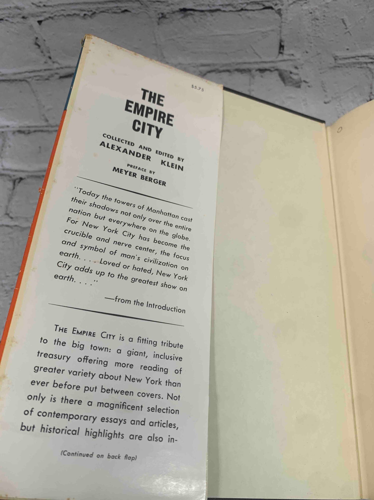 The Empire City: A Treasury of New York