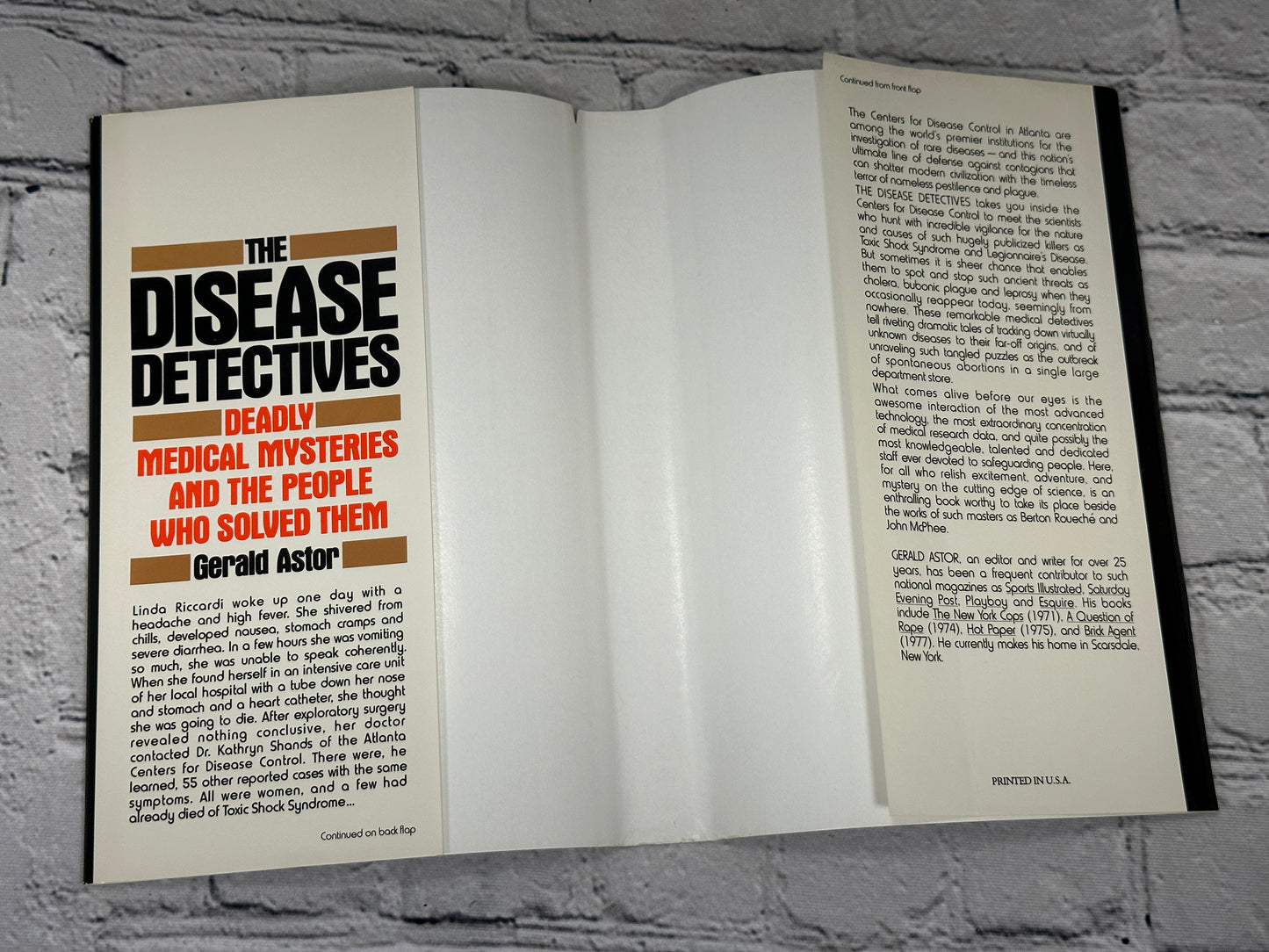 The Disease Detectives: Deadly Medical Mysteries and..by Gerald Astor [1983]