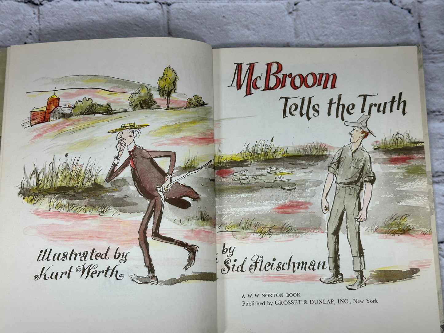 McBroom Tells The Truth by Sid Fleischman [Weekly Reader Childrens Book · 1966]