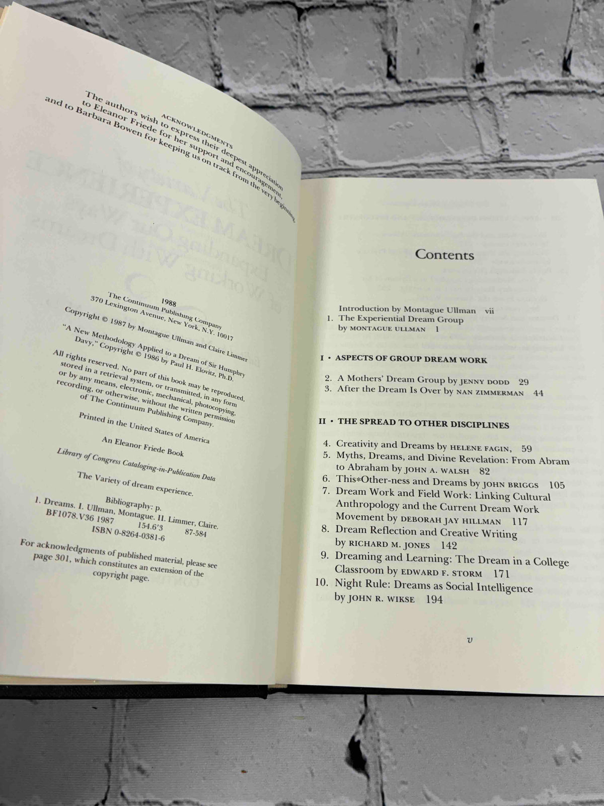 The Variety of Dream Experience: Expanding Our Ways of Working With Dreams (SIGNED)