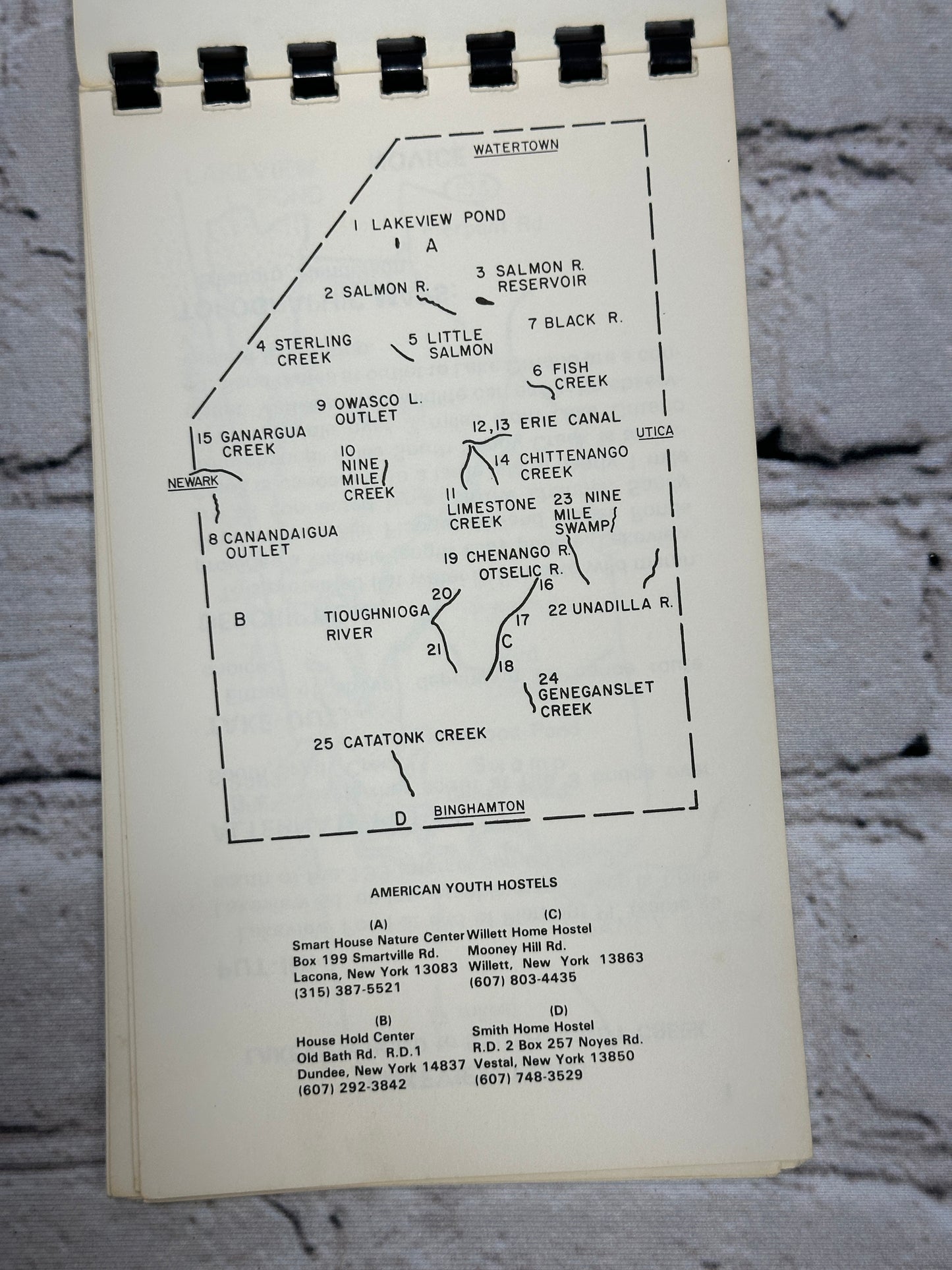 Central New York Canoe Routes By Ka-Na-Wa-Ke Canoe Club Syracuse, NY [1981]