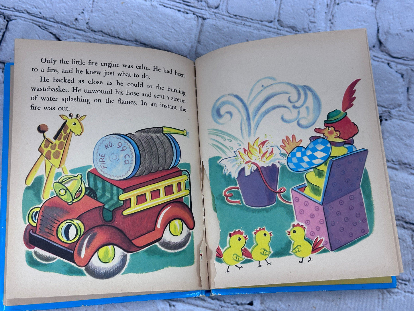 The Too Little Fire Engine by Jane Flory [Wonder Books · 1950]