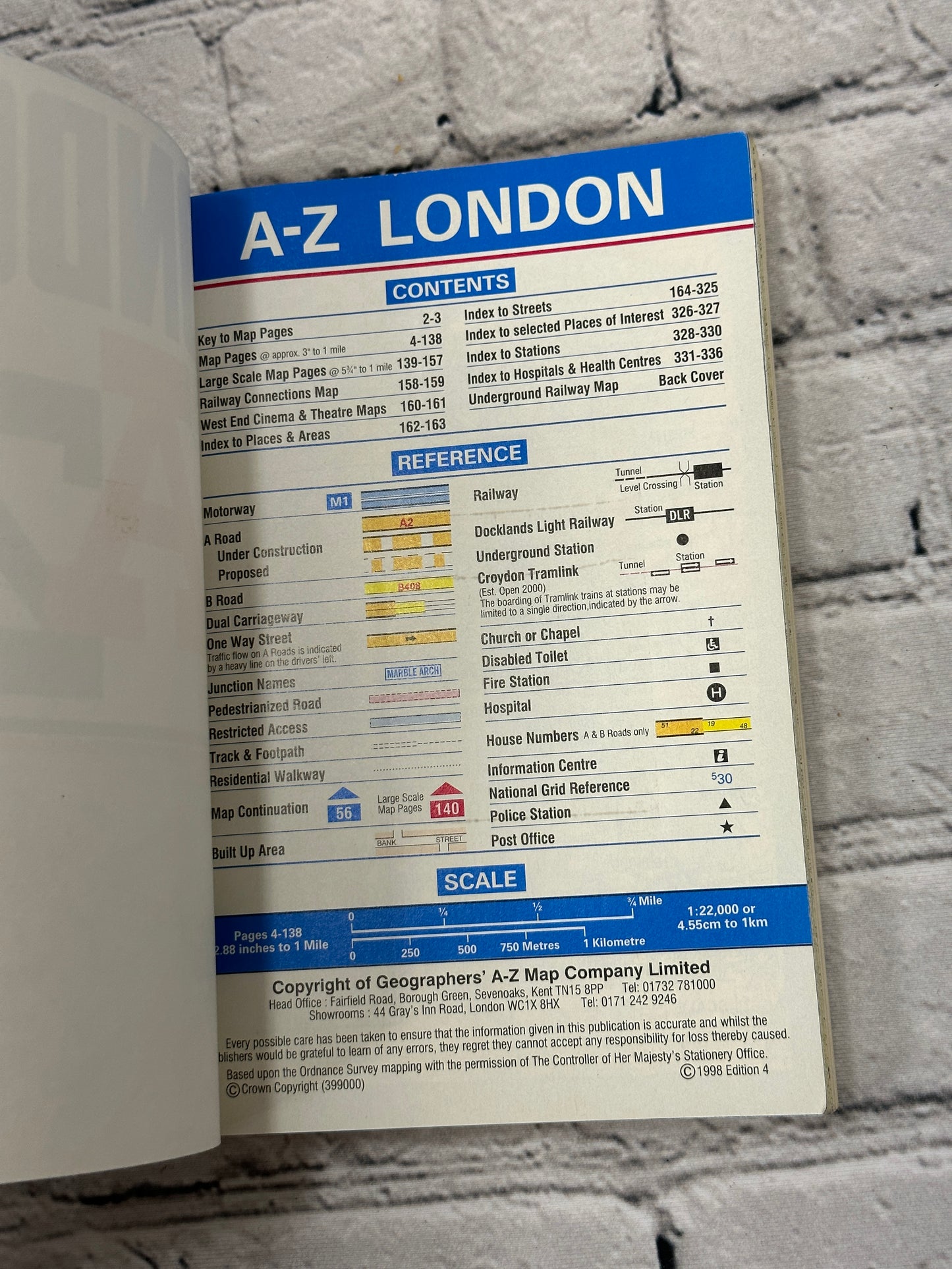 London A-Z Street Atlas [1998 · Edition 4]