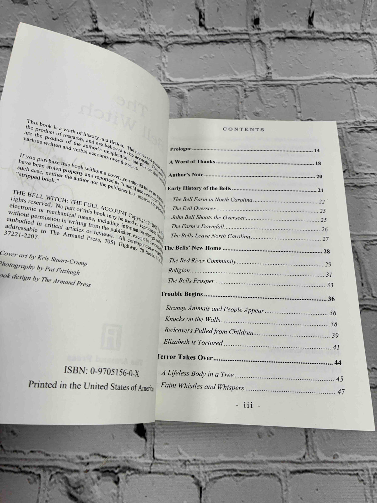 The Bell Witch: The Full Account (Signed)