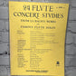 24 Flute Concert Studies Bach's Works & Famous Flute Solos [B-432]