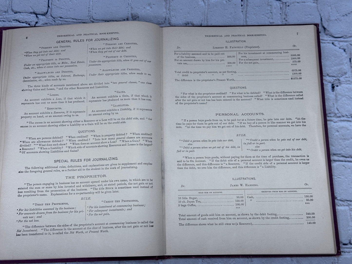 The New Theoretical and Practical Introductive Bookkeeping [Williams & Rogers · 1900]