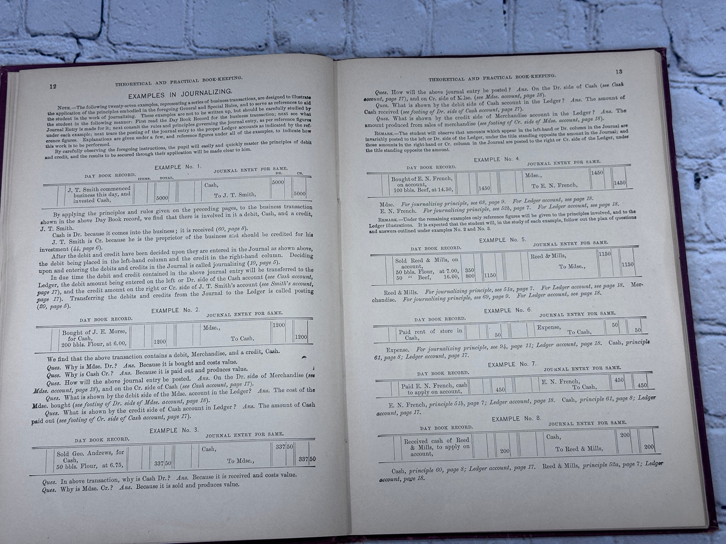 The New Theoretical and Practical Introductive Bookkeeping [Williams & Rogers · 1900]