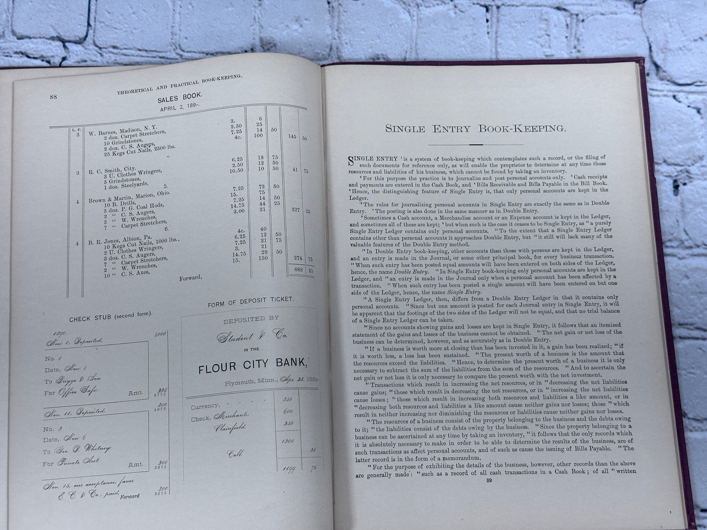 The New Theoretical and Practical Introductive Bookkeeping [Williams & Rogers · 1900]