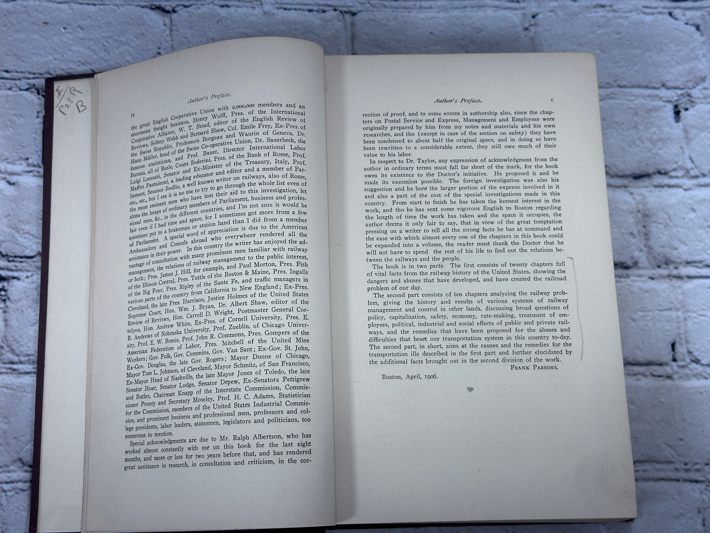 The Railways, The Trusts and the People by Frank Parsons [1906]