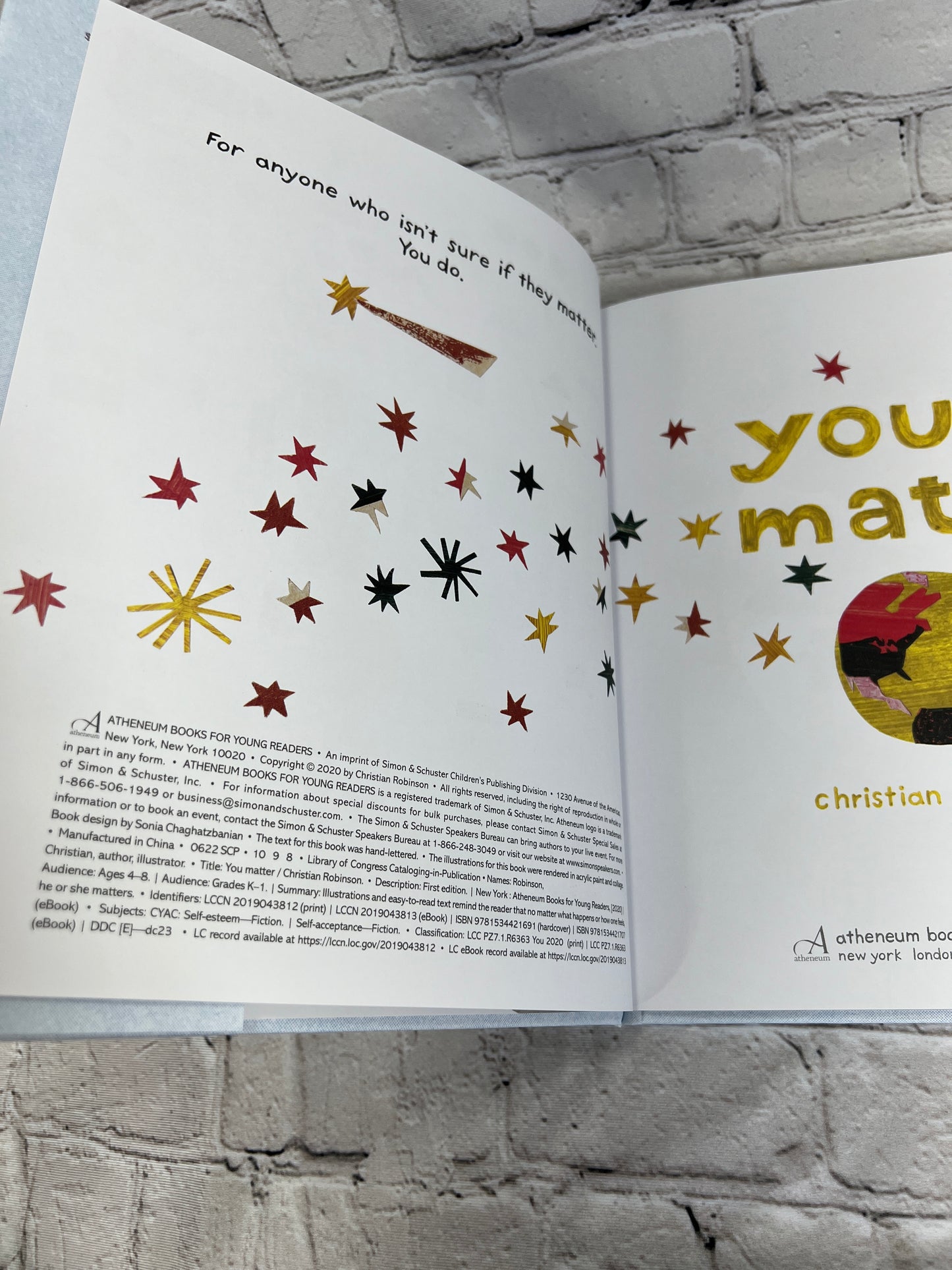 You Matter by Christian Robinson [2020] (Copy)