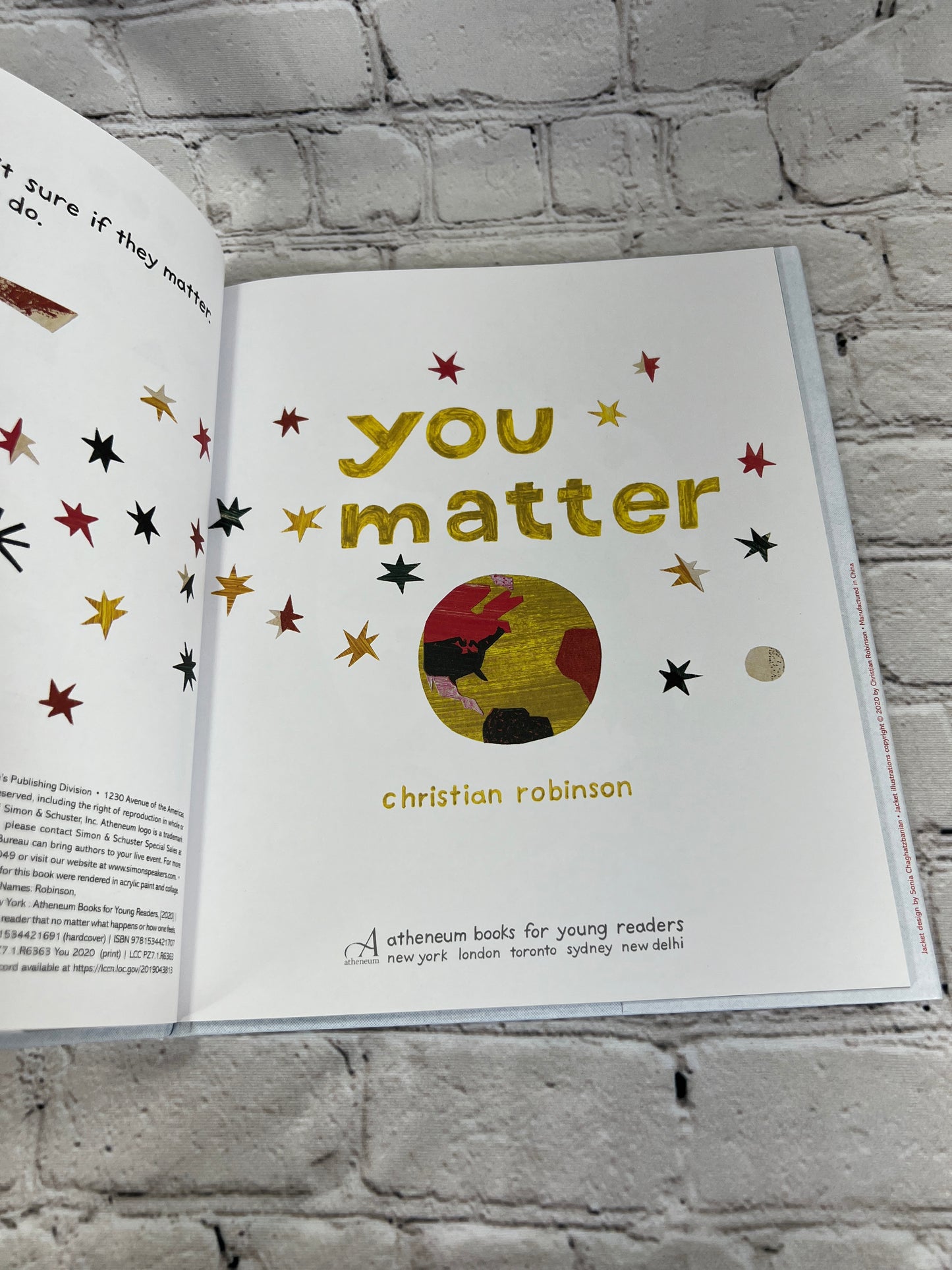 You Matter by Christian Robinson [2020] (Copy)