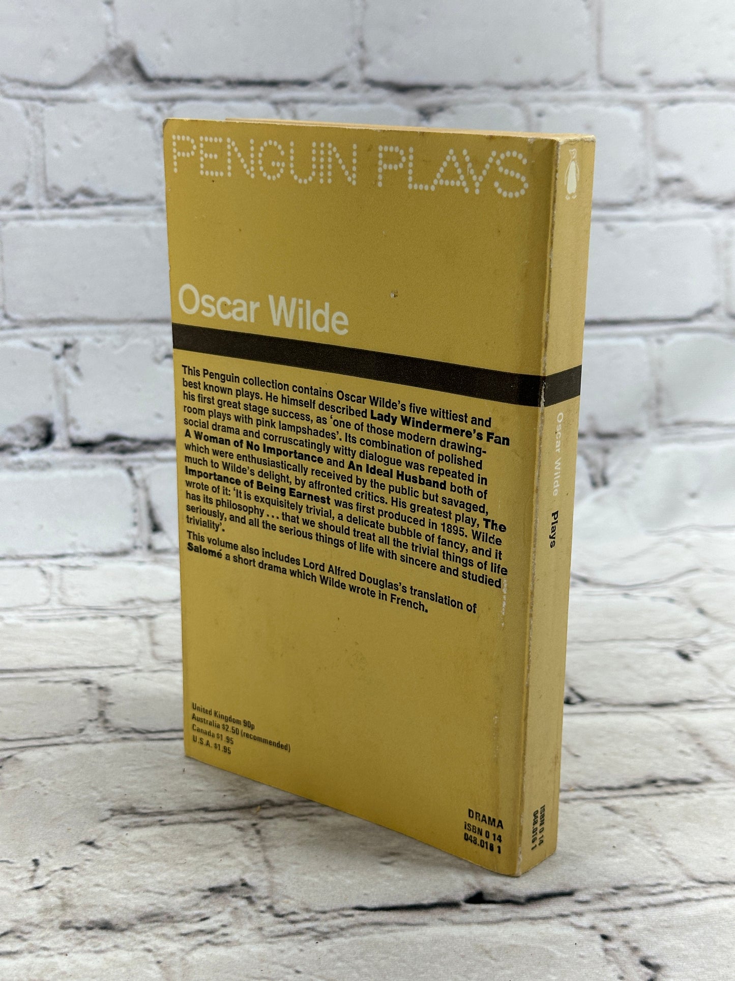 Penguin Plays Oscar Wilde [1954]