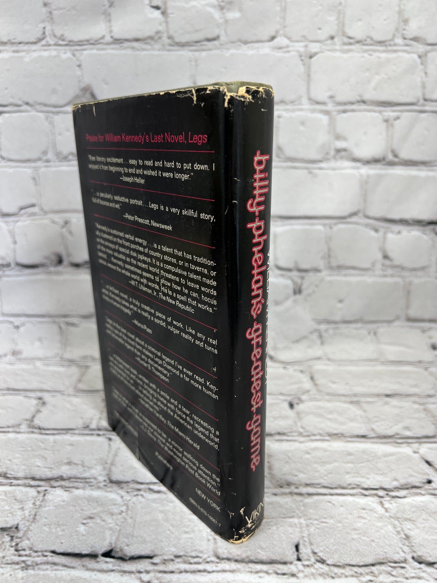 Billy Phelan's Greatest Game by William Kennedy [1st Edition · 1978]