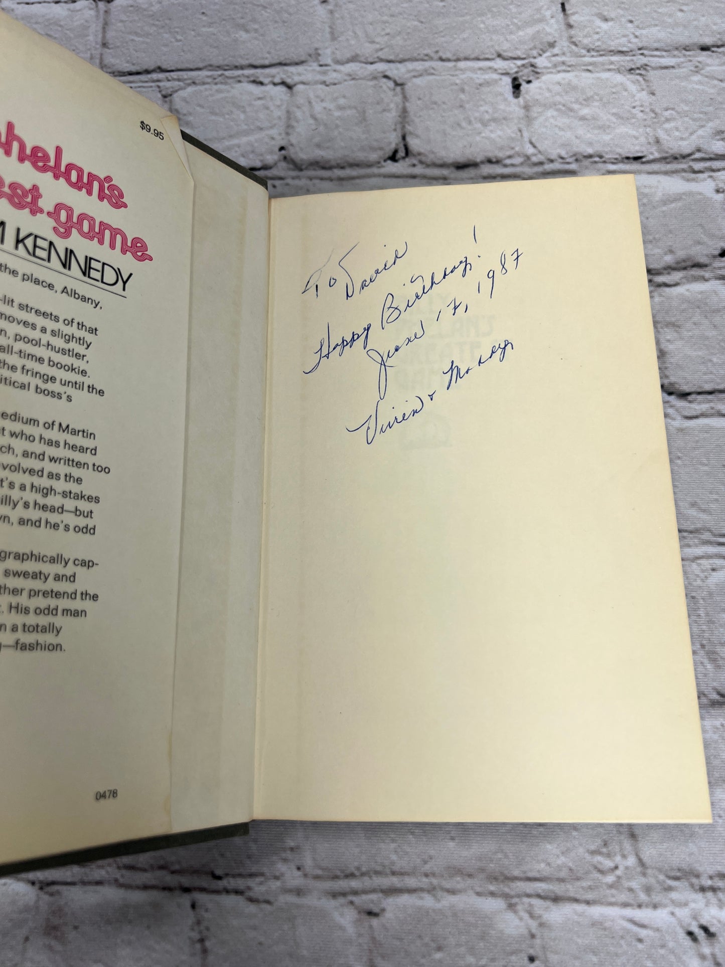 Billy Phelan's Greatest Game by William Kennedy [1st Edition · 1978]