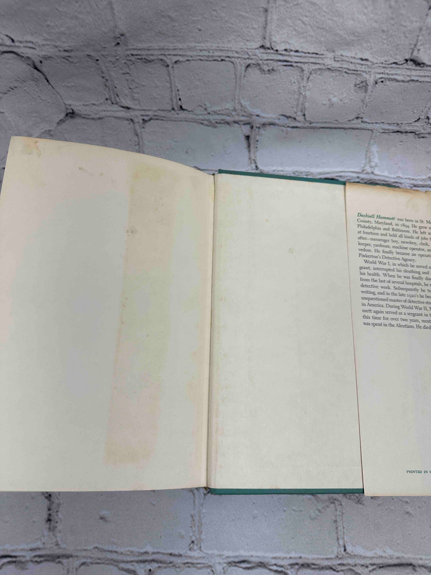 The Novels of Dashiell Hammett