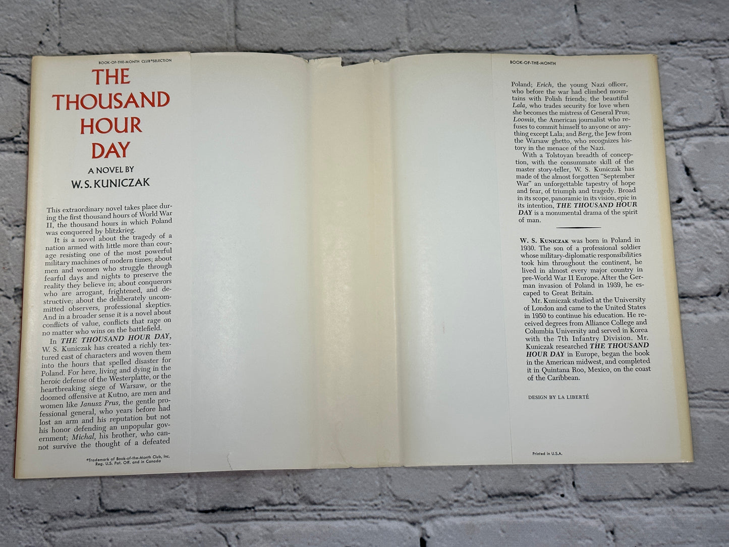 The Thousand Hour Day by W. S. Kuniczak [1966 · Book of the Month Club]