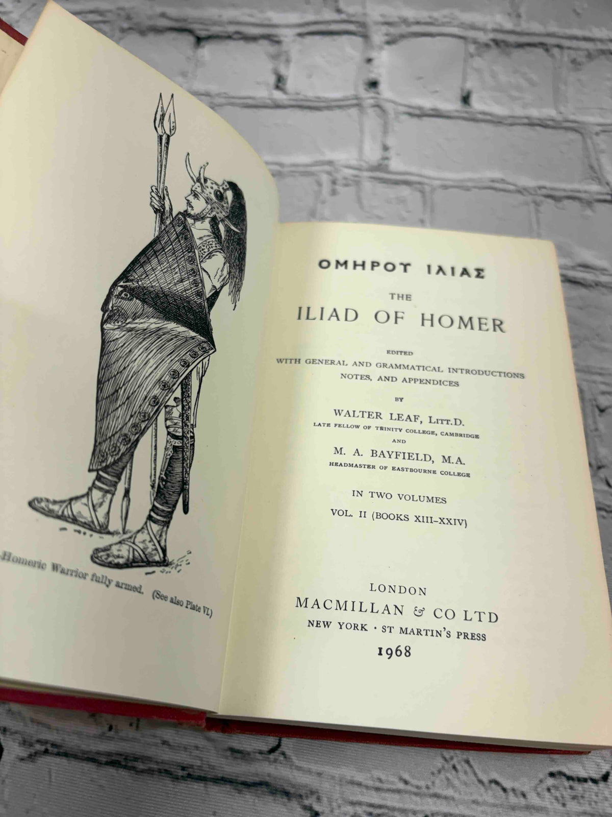 The Iliad of Homer, Vol. II (Books XIII-XXIV)