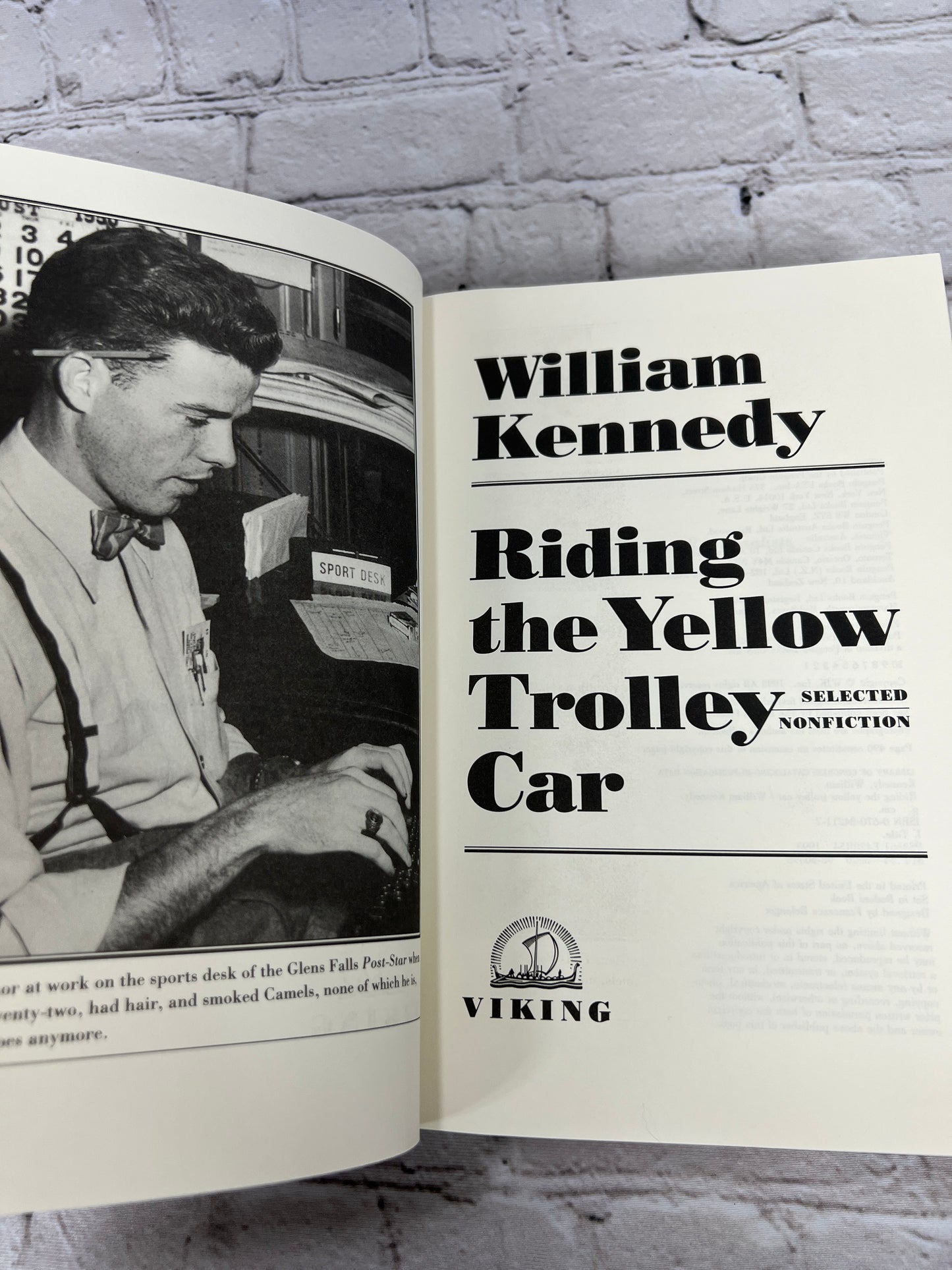 Riding the Yellow Trolley Car by William Kennedy [1st Print · 1993]
