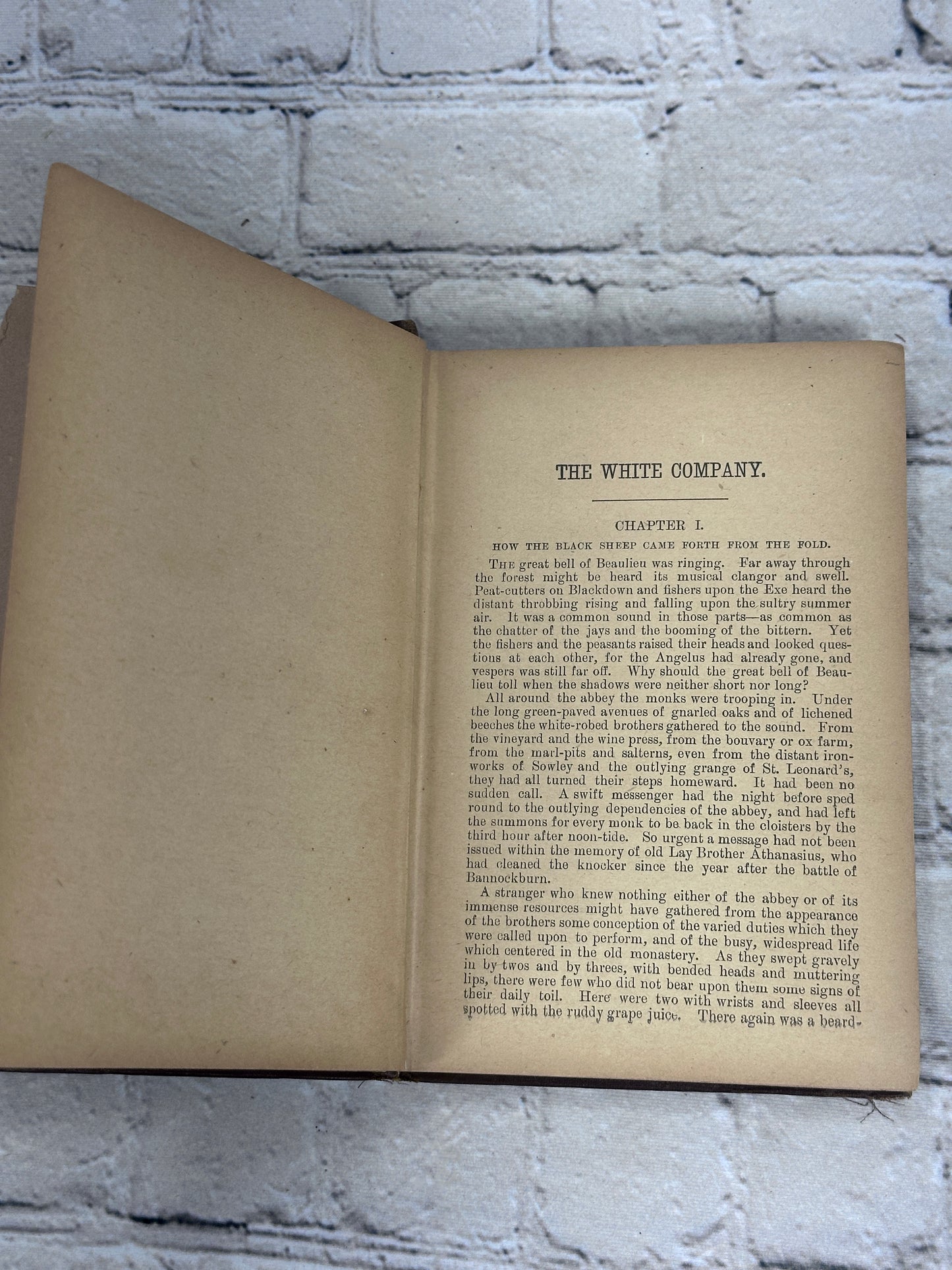 The White Company by A. Conan Doyle [1st Edition · 1897]